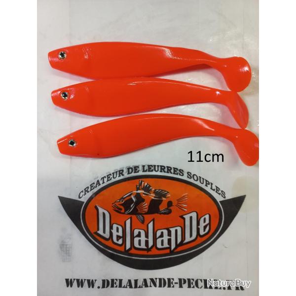 Delalande Shad GT 11cm Orange X3