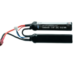 Batterie Li-Po 7.4V 1300 Mah 2 Sticks T Dean