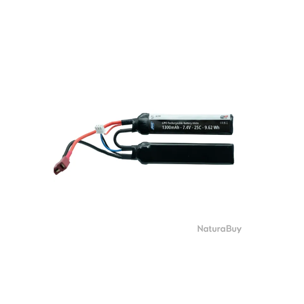 Batterie Li-Po 7.4V 1300 Mah 2 Sticks T Dean