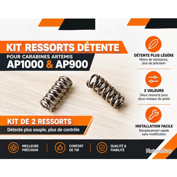 artemis snowpeak AP1000 ap900 mercury KIT 2 ressorts custom pour all�ger la d�tente