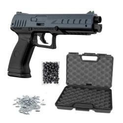 Pistolet CHIAPPA KIMAR cal.50 charlie 1.50 &agrave; balles en caoutchouc CO2 16 joules + mallette + billes