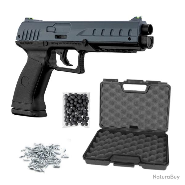 Pistolet CHIAPPA KIMAR cal.50 charlie 1.50 � balles en caoutchouc CO2 16 joules + mallette + billes