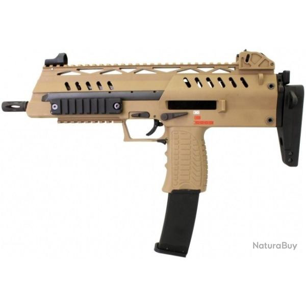 Pistolet airsoft GBB 6mm WE SMG 8 Tan