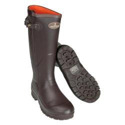Prix de d&eacute;part &agrave; 1� !! Bottes full zip Percussion Rambouillet Marron Taille 45