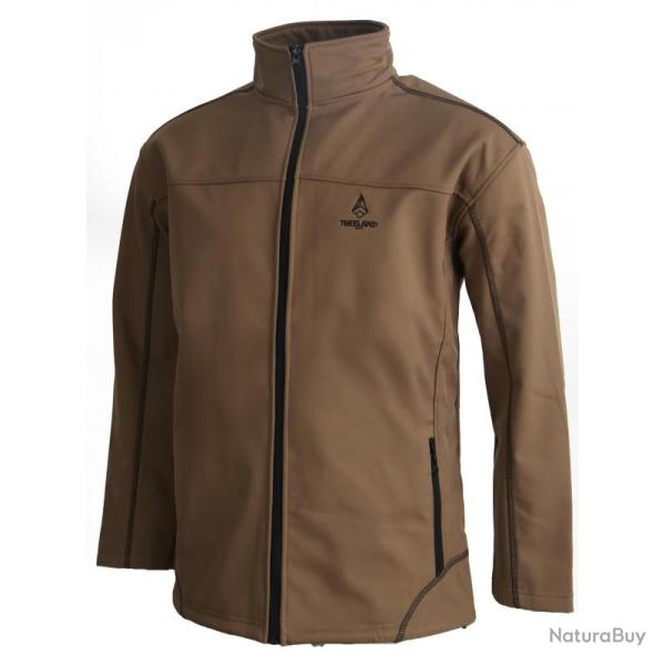 Veste Softshell Verte Treeland XXL