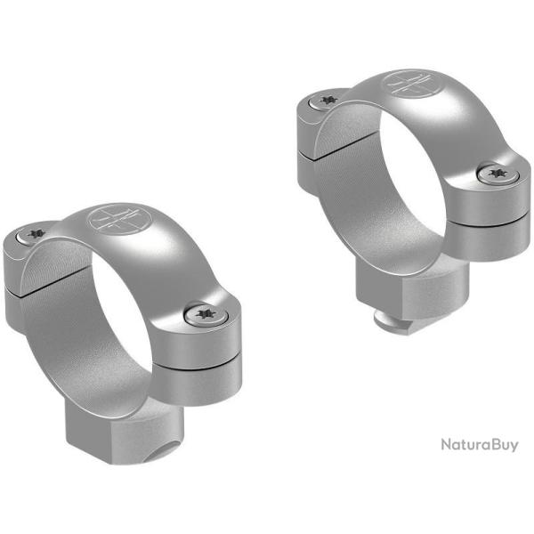 Colliers pour lunette Leupold STD - 30mm - Haut - Argent