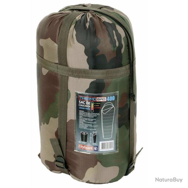 Op� Tactique !! Sac De Couchage ThermoBag 450 Grand Froid Camo CE D�perlant Cityguard