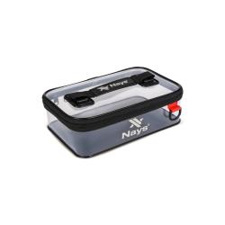 Sac Bakkan Nays Pouch L Noir et Transparent 260mm x 170mm x 75mm