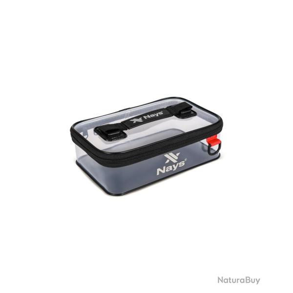 Sac Bakkan Nays Pouch L Noir et Transparent 260mm x 170mm x 75mm