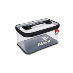 Sac Bakkan Nays Pouch Noir et Transparent Xl 260mm x 170mm x 130mm