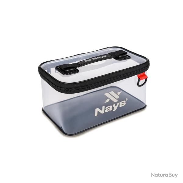 Sac Bakkan Nays Pouch Noir et Transparent Xl 260mm x 170mm x 130mm