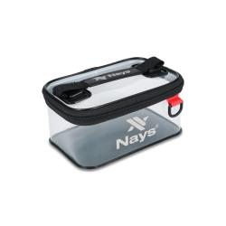 Sac Bakkan Nays Pouch M Noir et Transparent 210mm x 135mm x 100mm