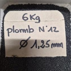 6kg Grenaille de plomb n12