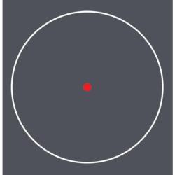 Wahoo ! Point rouge Z&eacute;roTech Thrive 3 MOA - 1"