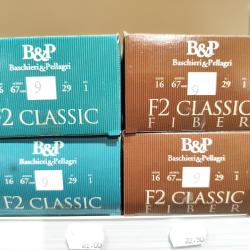 B&P calibre 16-67  29grs lot de 12 bo&icirc;tes de 25 n&deg; 9 F2 classic et F2 fiber