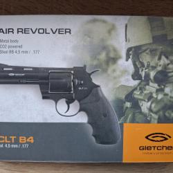 Revolver Gletcher .357 Magnum 4" CLT B4 Airgun 4.5mm Co2