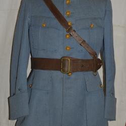 VAREUSE GENERAL DE DIVISION Mle 1915 BLEU HORIZON-FRENCH GENERAL JACKET-GRANDE GUERRE 1914/18