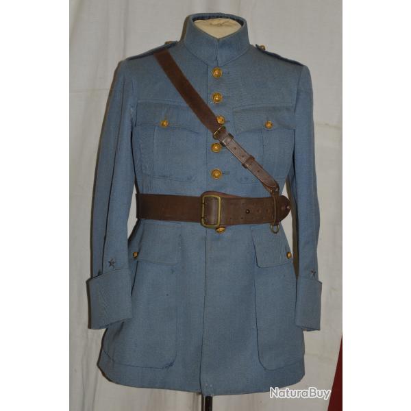 VAREUSE GENERAL DE DIVISION Mle 1915 BLEU HORIZON-FRENCH GENERAL JACKET-GRANDE GUERRE 1914/18