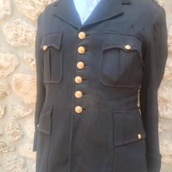 Uniforme Gendarmerie Mobile d'&Eacute;poque (Ann&eacute;es40/50) - Vareuse Mle 1939, Ceinturon, Brodequins