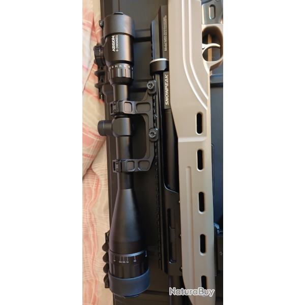Carabine Snowpeak calibre 5.5 �quip� lunettes et bipied neuve 900�