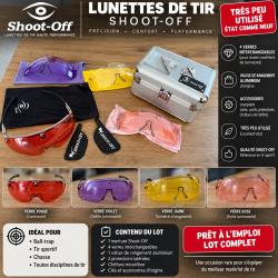 Lunette shoot off coffret 4 verres Pierre Boutin nextgen
