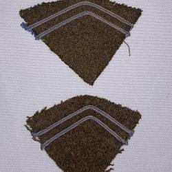 pattes de col Tirailleurs Alg&eacute;rien sans num&eacute;ro France 40 WW2