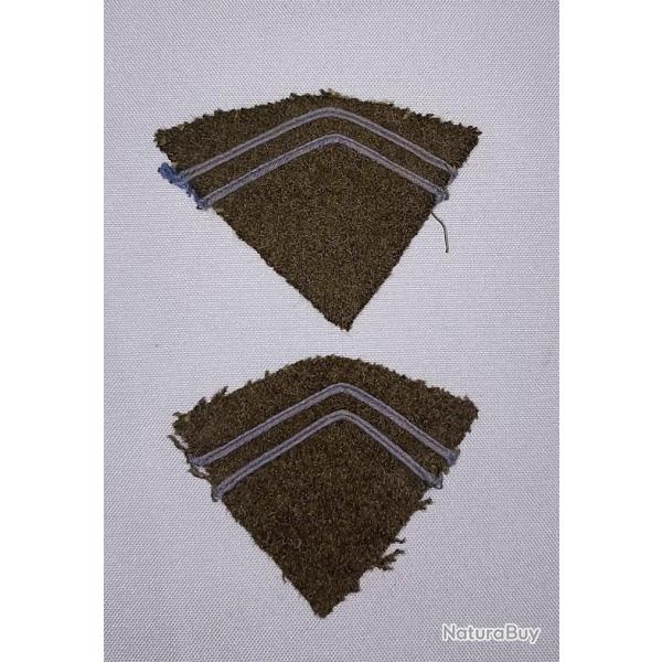 pattes de col Tirailleurs Alg�rien sans num�ro France 40 WW2