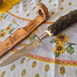 Couteau nicker manche en cerf