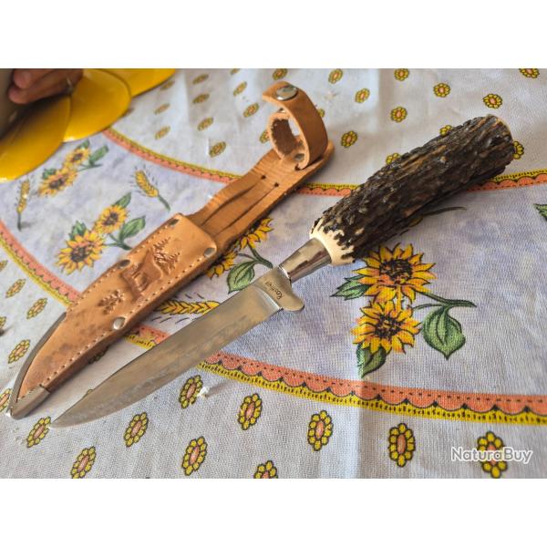 Couteau nicker manche en cerf