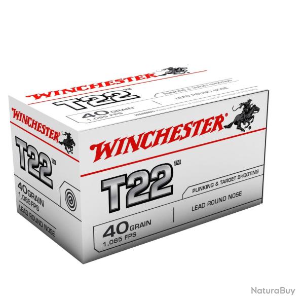 500 Cartouches Winchester T22 Cal.22LR