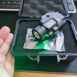 Lampe tactique+laser vert