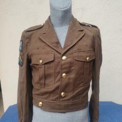 Blouson M46 L&eacute;gion &Eacute;trang&egrave;re - 2e REP Parachutiste - Caporal de carri&egrave;re - Nominatif "ANBRASI"