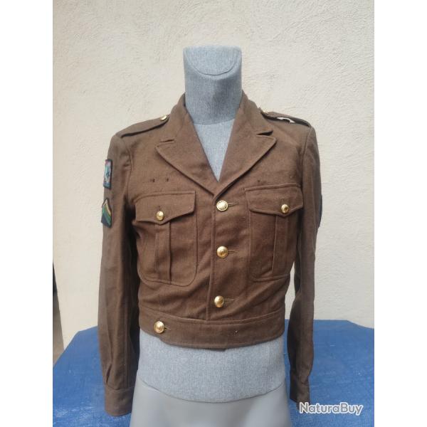 Blouson M46 L�gion �trang�re - 2e REP Parachutiste - Caporal de carri�re - Nominatif "ANBRASI"