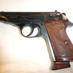 pistolet Walther PP par Manurhin  cal 7,65
