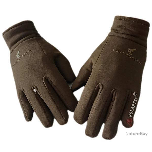 GANTS CHAUDS POLARTEC LOVERGREEN