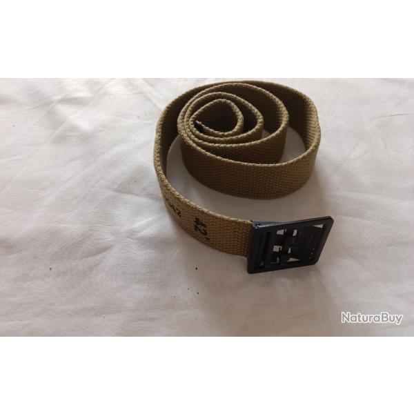 Ceinture de pantalon troupe taille 42 taille( fr 110 cm ) US WW2  ( A1)