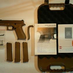 PISTOLET GLOCK 19X "ARM&Eacute;E BRESILIENNE" CAL.9X19 AVEC ORGANES de vis&eacute;e am&eacute;lior&eacute;es en ACIER