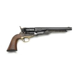 REVOLVER &Agrave; POUDRE NOIRE PIETTA 1860 ARMY UNION & LIBERTY ACIER GRAV&Eacute; 8" .44 PN