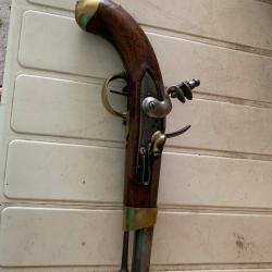 Pistolet &agrave; silex