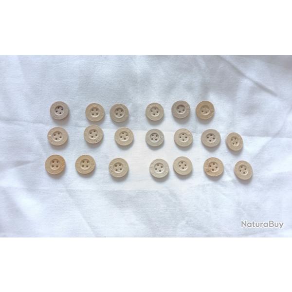 20 boutons en cartons  16/17 mm   ( A20)