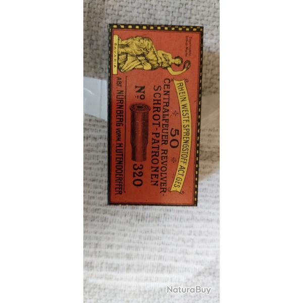 Vends 50 cartouches noir de collection sans balles calibre  320 ou 32 smith weson �tat neuv