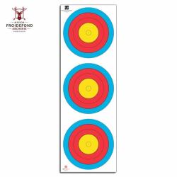 Blason FITA Tri spot poulie - JVD