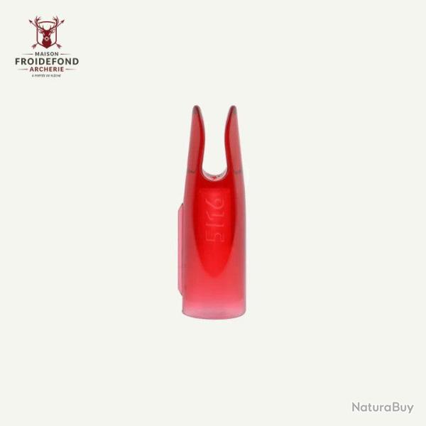 Encoche traditionnelle - Bearpaw - Rouge / 5/16