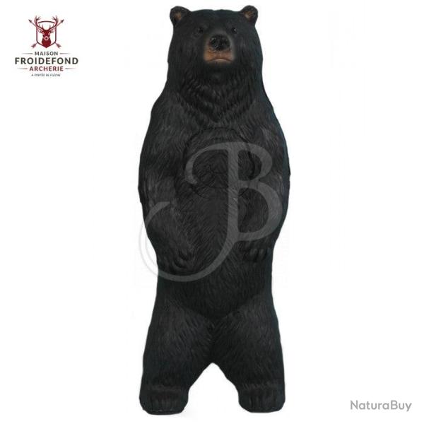 Petit Ours Noir Debout cible 3D - Rinehart