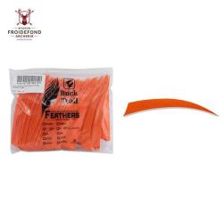 Plume Naturelle Shield 5" - Orange / Buck Trail