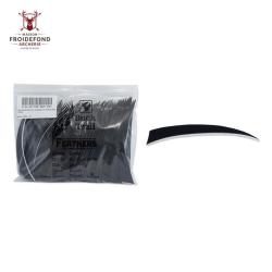 Plume Naturelle Shield 5" - Noir / Buck Trail