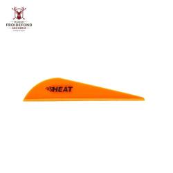 Vanes Heat 2.5" - Bohning - Orange Fluo