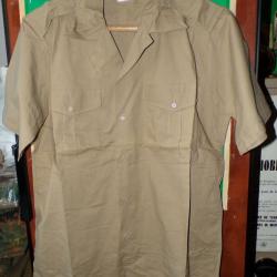 CHEMISE MILITAIRE DE L'ARMEE FRANCAISE ,Taille 4 % SOIT XL EN CIVIL, NEUF FABRICATION FRANCAISE A NA