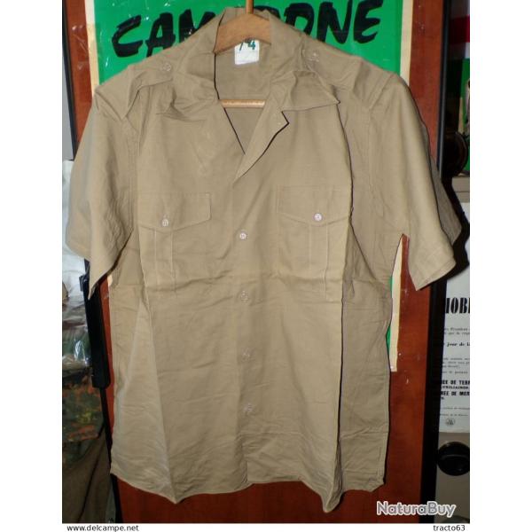 CHEMISE MILITAIRE DE L'ARMEE FRANCAISE ,Taille 4 % SOIT XL EN CIVIL, NEUF FABRICATION FRANCAISE A NA