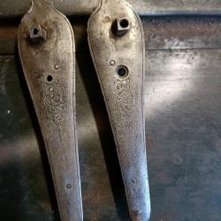 Paire de platine fusil &agrave; chien 3